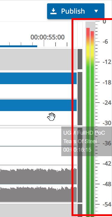 Audio Peak Meter Preview