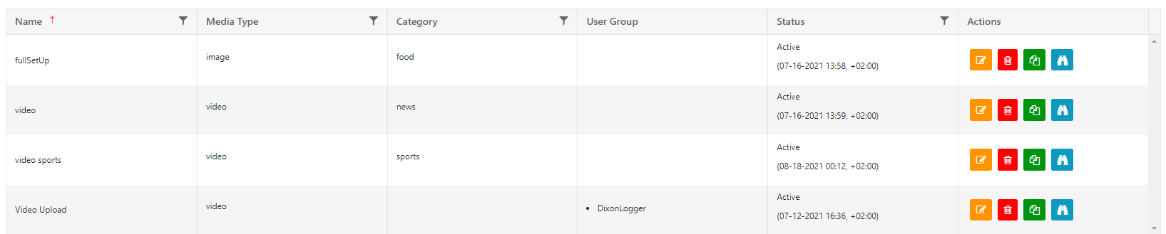 Availability of different upload forms in ConfigPortal.