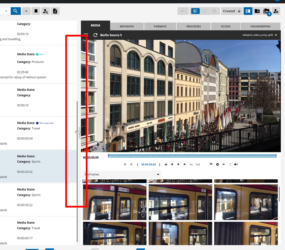 Readjust the size of the Preview Panel by extending the width.