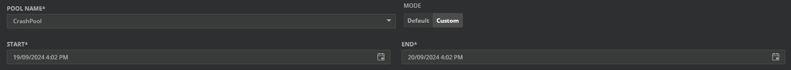 Control elements in Custom mode.