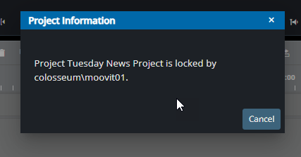 Project information window