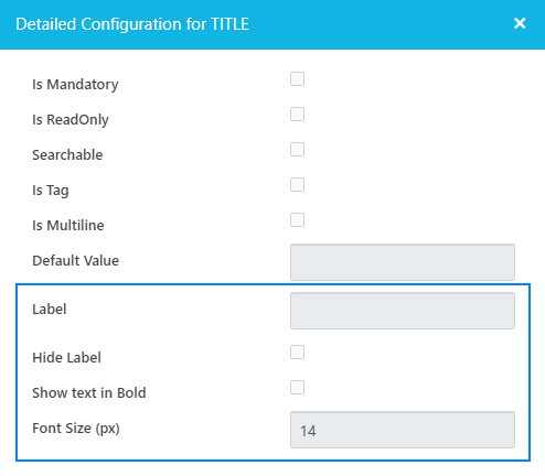 Additional layout options for custom cards