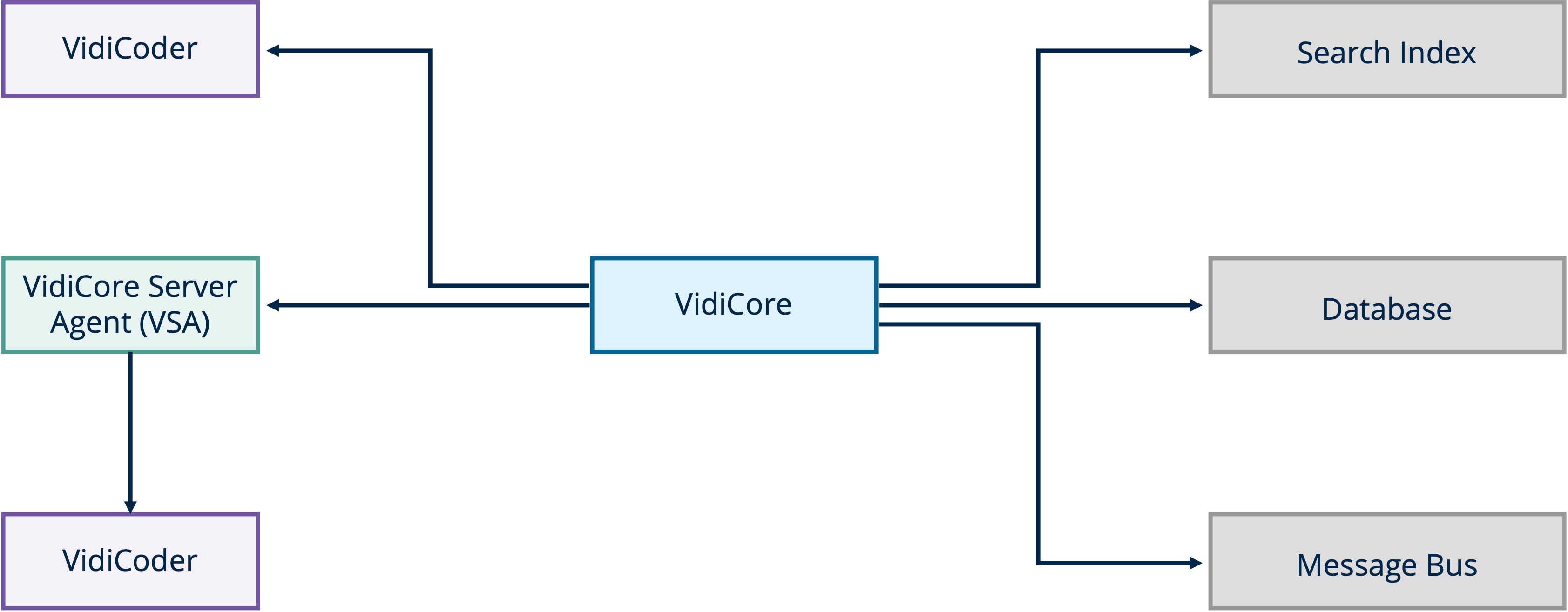 VidiCore overview diagram