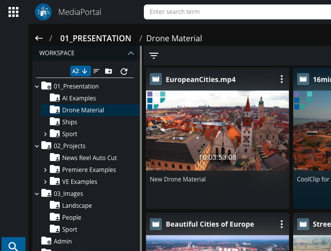 Organized Workspaces - Shared and personal folder combined