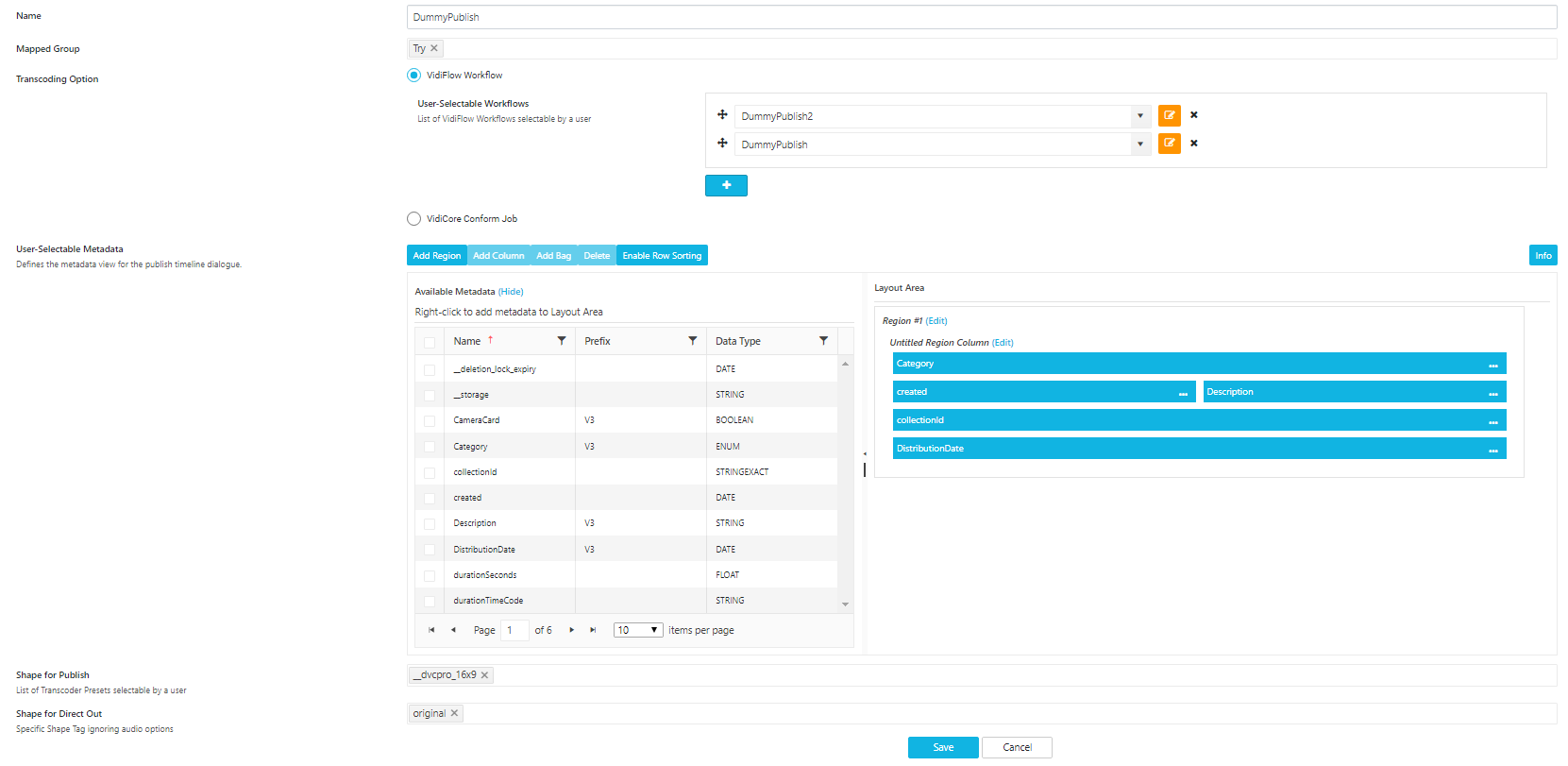 Viewing already configured workflows