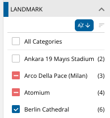 Toggle filter as negative
