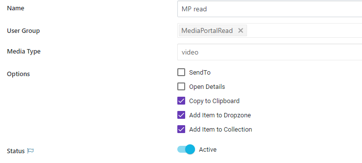 Toggling context menu options per role