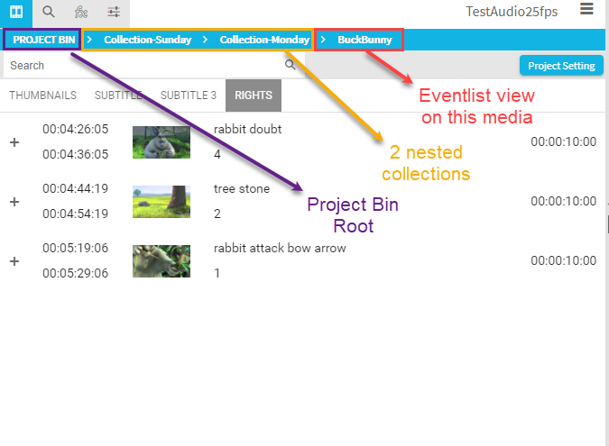 Navigation through collections