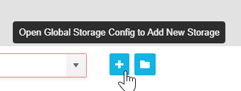 Adding a new global storage configuration