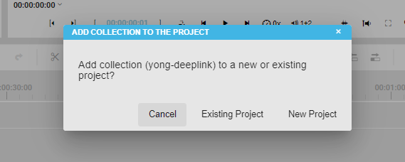 Add collection to a project