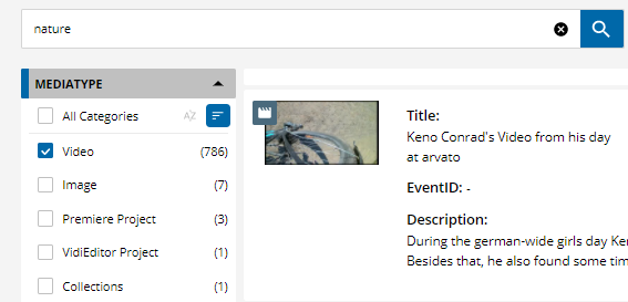 Value count displayed next to each filter 2