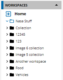Organizing your workspace with folders