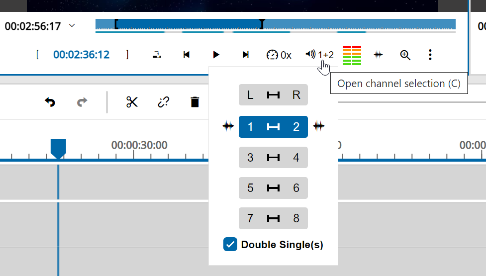 Choosing channel selection