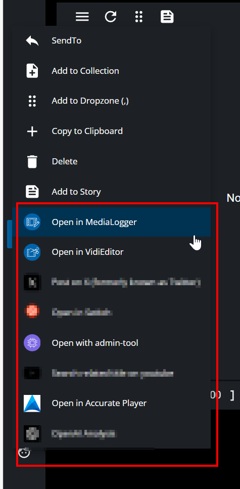 External links options