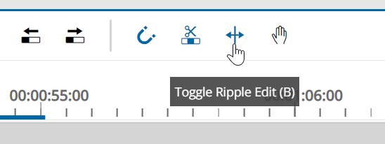 Toggling ripple edit