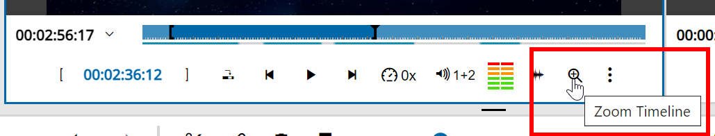 Zoom timeline