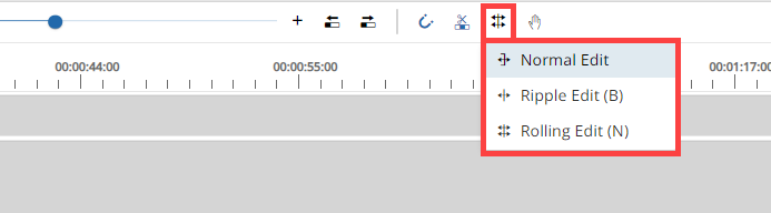 Selecting the trim mode