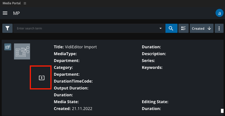 Importing VidiEditor projects