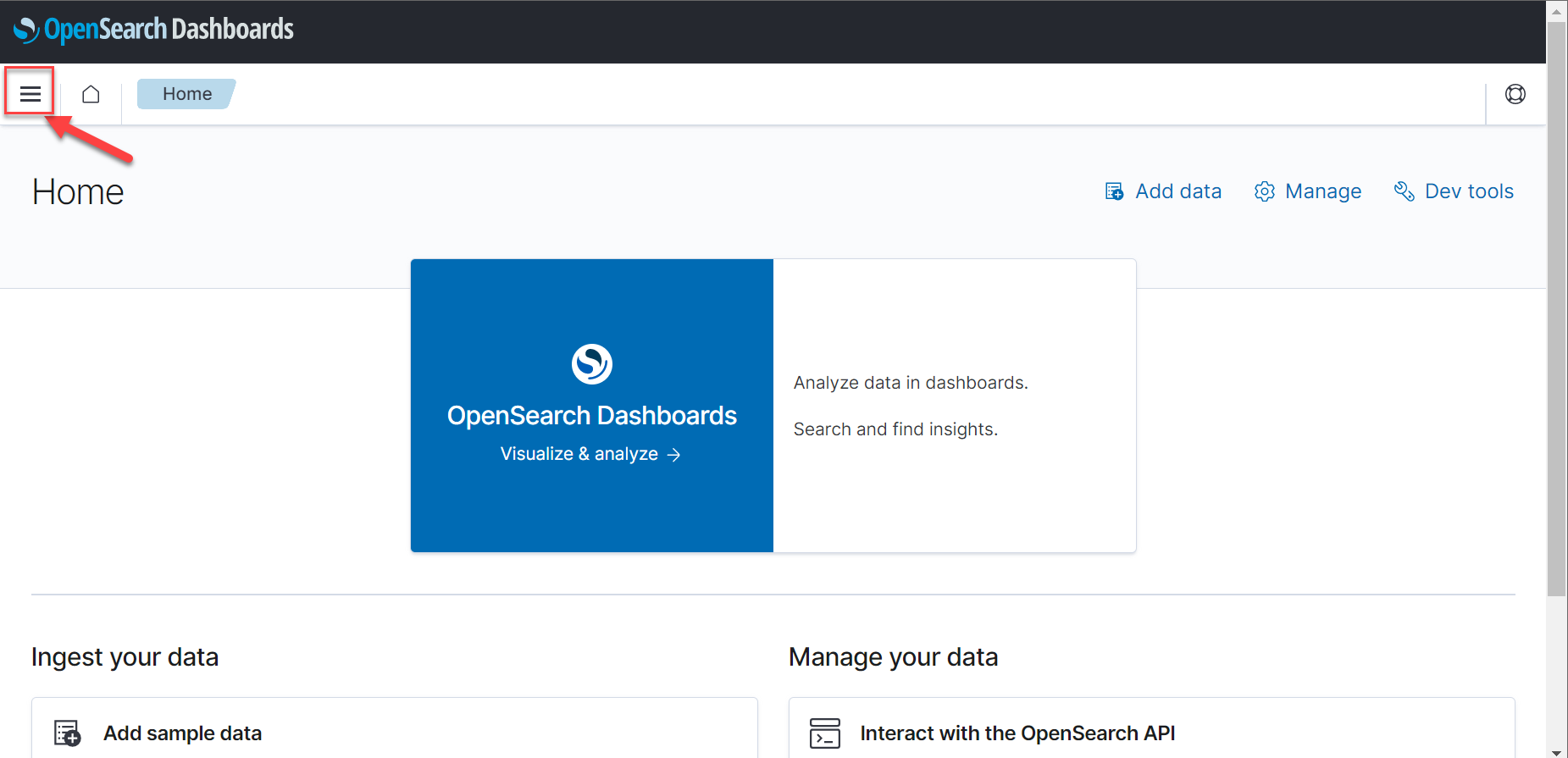 Opensearch dashboards