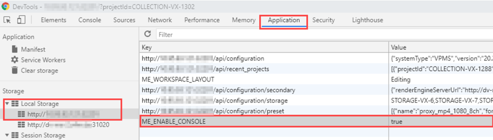 Enabling logging information