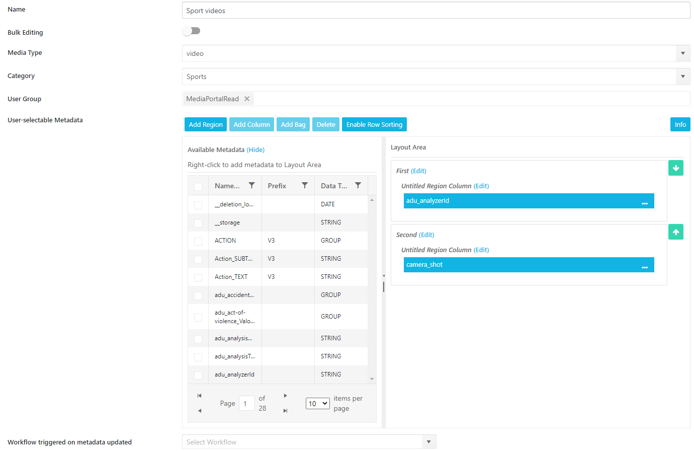 Differentiate between views