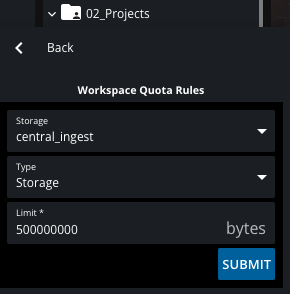 Quota Configuration